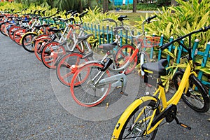 Bike sharing in china