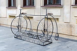 Bike Stand in Penny Farthing Design, Bratislava