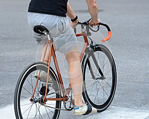 Bike on street