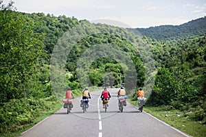 Bike touring in Georgia