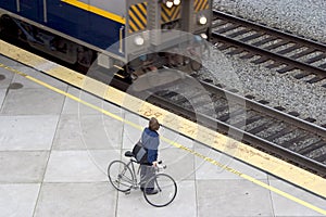 Bike / Train Commuter photo