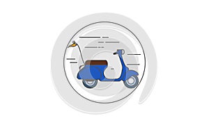 Bike travel and public transportation icon vector