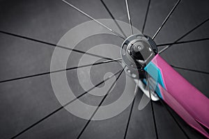 Bike wheel detail