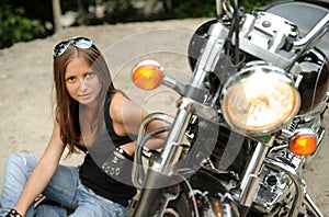 Biker girl