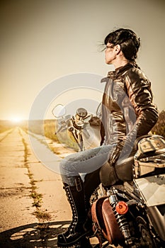 Biker girl