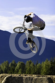 Biker jump sequence