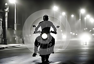 Motocykel kolo jazdec motorka rýchlosť noc helma oblečenie štýl bunda cyklus závodné mestský jazda mesto vodič 