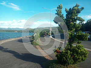 Bikers lane at legazpi boulevard photo