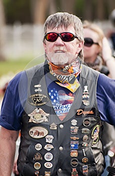 Bikers at Peace March