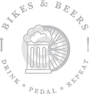 Bikes and beers photo