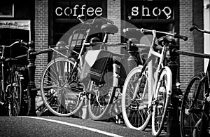 Bikes and coffee shops