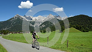 Biking around Loferer Steinberge Tirol Austria