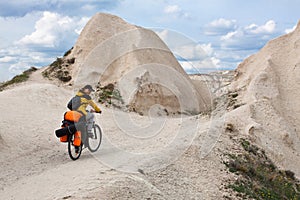 Biking in Cappadocia.
