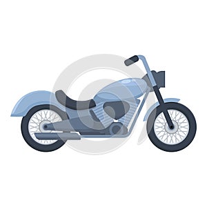 Biking chopper icon cartoon vector. Road bike