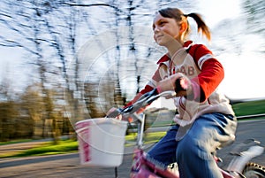 Biking happy