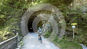 Biking in Kalkalpen National Park, Oberosterreich, Austria