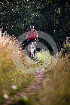 Biking man