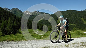 Biking in Schladminger Tauern, Salzburger Land, Austria