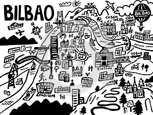 Bilbao City Drawing