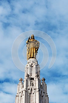 Monument to Jesus, Sagrado Corazon de Jesus, square, Bilbao, Basque Country, Spain, Iberian Peninsula, Europe photo
