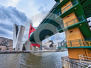 Nervion river, Bilbao, Euskadi, Spain, Europe photo