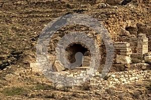 Bilbilis Roman Ruins: Captivating Image of the Ancient Theatre's Entrance photo