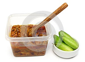 Bilimbi with pickle
