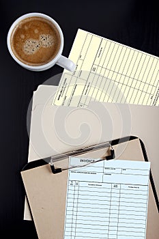 Bill of lading and Invoice photo