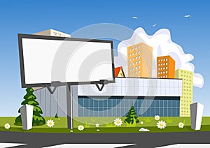 Billboard advertising and store