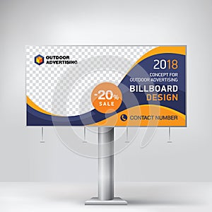 Billboard design, a modern Billboard for placing advertising information