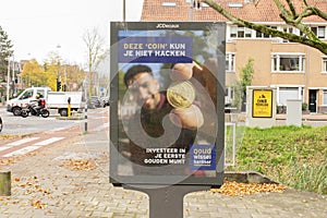 Billboard Goud Wisselkantoor At Amsterdam The Netherlands 11-11-2025