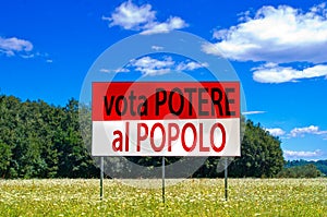 In the next elections save Italy, vote Potere al Popolo photo