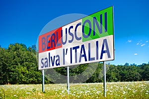 In the next elections save Italy, vote Berlusconi, Forza Italia photo