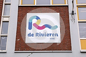 Billboard Rivieren School At Amsterdam The Netherlands 2020