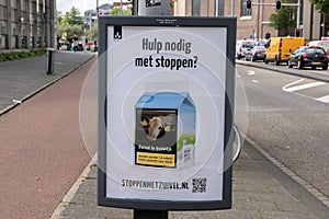 Billboard Stop Drinking Milk At Amsterdam The Netherlands 20-8-2021