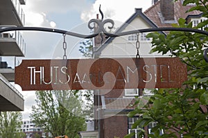 Billboard Thuis Aan De Amstel Building At Amsterdam The Netherlands 25-5-2020