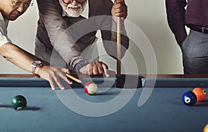 Billiard Ball Club Leisure Sport Shot Team Game Concept