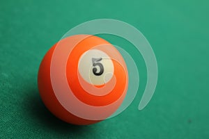 Billiard ball five 2