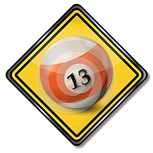 Billiard ball number 13
