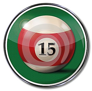 Billiard ball number 15