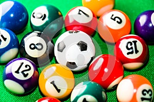 Billiard balls