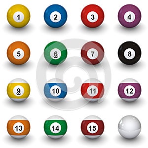 Billiard balls