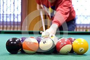 Billiard balls