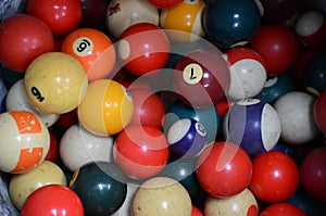 Billiard balls