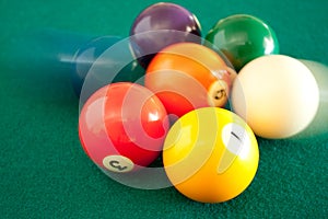 Billiard balls