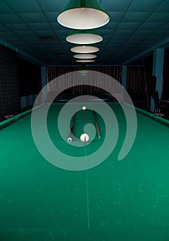 Billiard balls and cues