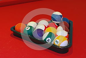 Billiard Balls Trinagle