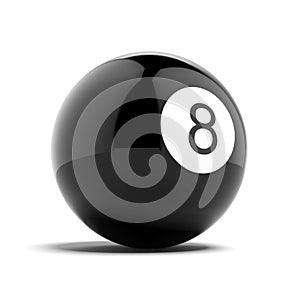 Billiard eight ball