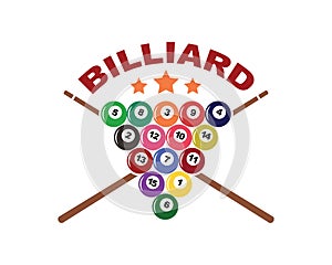 billiard icon vector illustration design