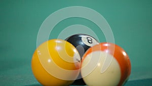 Billiard opening break shot